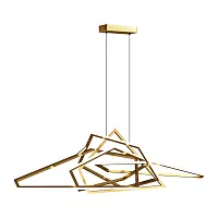 Люстра подвесная ЛЕД Ринг (Ring) 10028 LOFT IT золотая на 1 лампу, основание золотое в стиле хай-тек современный Люстра подвесная ЛЕД Ринг (Ring) 10028 LOFT IT золотая на 1 лампу, основание золотое в стиле хай-тек современный